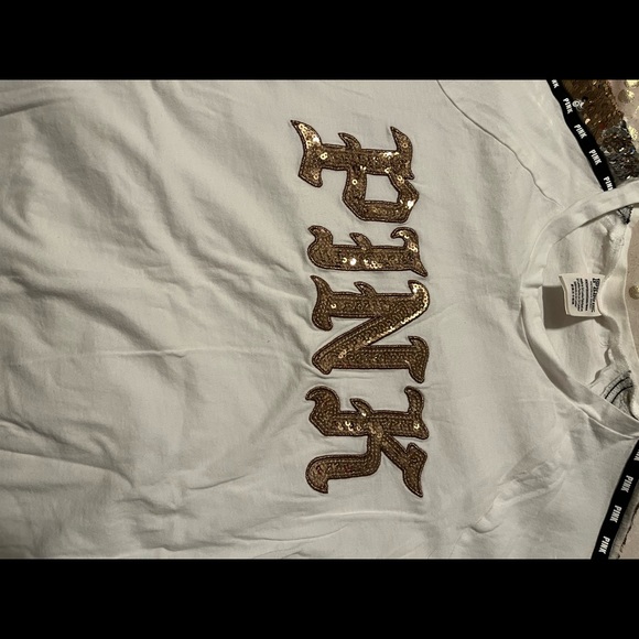 PINK bling tshirt - Picture 1 of 3